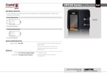 HPC50 Series Pressure Calibrator Datasheet bar-4