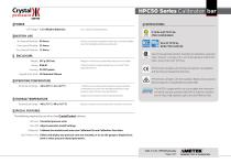 HPC50 Series Pressure Calibrator Datasheet bar-5