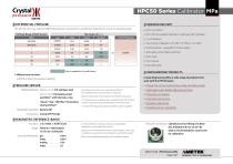 HPC50 Series Pressure Calibrator Datasheet MPa-2