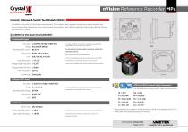 nVision Reference Recorder MPa Datasheet-4
