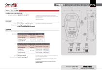 nVision Reference Recorder MPa Datasheet-6