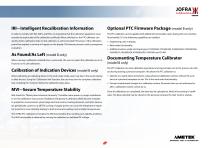 PTC 155/350/425/660 Series Temperature Calibrator Datasheet-6