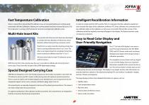 RTC 158-250 Series Temperature Calibrator Datasheet-6