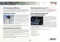 RTC 159 Series Temperature Calibrator Datasheet-5