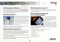 RTC 700 Series Temperature Calibrator Datasheet-5