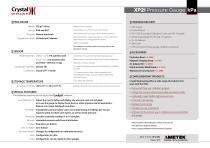 XP2i Digital Pressure Gauge kPa Data Sheet-3