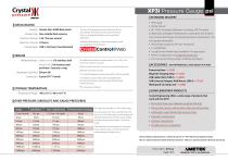 XP3i Digital Pressure Gauge Datasheet psi-3