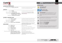 XP3i Digital Pressure Gauge Datasheet psi-2