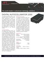 Autocollimator Datasheet - 1