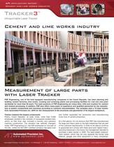 Cement industry: Measuring of large parts with laser tracker - 2