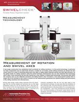 Milling machines: Measurement of rotation and swivel axes - 1