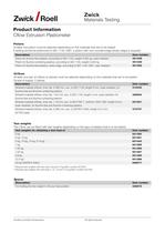 Cflow Extrusion Plastometers - 3