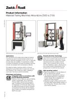 Product Information AllroundLine 30kN up to 100 kN