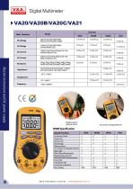 V&A Digital Multimeter  VA20/VA20B/VA20C/VA21 Electric Instrument - 1