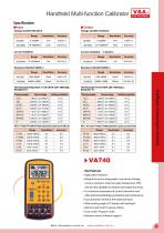 V&A Handheld Multi-function Calibrator VA740 Measurement & Analysis Instruments - 1