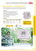 V&A Indoor Air Quality Monitor-Wall embedded VAT840-CO2 Environmental Products? - 1