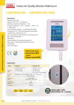 V&A Indoor Air Quality Monitor-Wallmount VAT820-CO2 Environmental Products? - 1