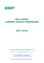 CE-H Catalogue for Hall Effect Current Sensor-1