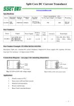 Split core DC current transducer - 1
