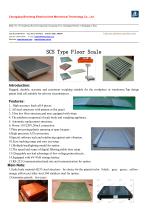 1-10t High accuracy Platform/floor scale for industry weighing - 1