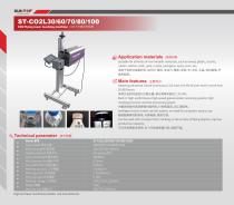 Co2 flying laser marking machine ST-CO2L30/60/70/80/100-1
