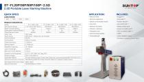 SUNTOP 2.5D portable fiber laser marking machine ST-FL20P-2.5D/ST-FL30P-2.5D/ST-FL50P-2.5D/ST-FL100P-2.5D-1