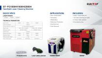 SUNTOP handheld laser cleaning machine ST-FLC1500H ST-FC (small cabinet)