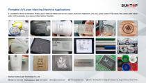 SUNTOP portable UV laser marking machine ST-UV03P/ST-UV05P-4
