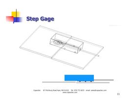 Best practices in the use of Non-Contact Capacitive “Smart” Displacement, Gap & Hole Sensors for Aircraft & Aircraft Engines - 11