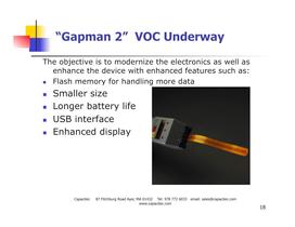 Best practices in the use of Non-Contact Capacitive “Smart” Displacement, Gap & Hole Sensors for Aircraft & Aircraft Engines - 18