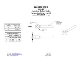 HPB- 40 Button Probe Temperature Ranges A and E - 3