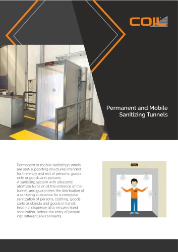 Permanent and mobile Sanitizing Tunnels