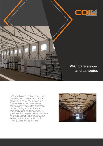 PVC Warehouses and Canopies