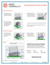 Aavid Clip Attach E Series for BGAs - 4