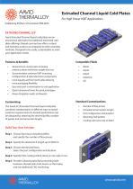 Extruded Channel Liquid Cold Plates - 1