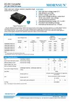 100W, wide input voltage, isolated & regulated single output DC-DC converter - 1