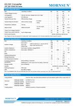 100W, wide input voltage, isolated & regulated single output DC-DC converter - 2