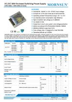 AC/DC 50W Enclosed Switching Power Supply - 1