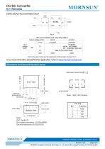 B_S-1WR3 Series--1W, Fixed input voltage, isolated & unregulated single output - 4