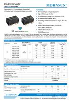 DC/DC Converter wide input UWE_S-1WR3 - 1