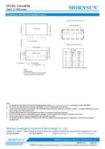 DC/DC Converter wide input UWE_S-1WR3-4