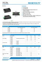 FC-xxxD / 4:1 /2:1 input / Target dc/dc converter - 1