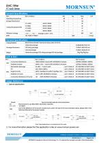 FC-xxxD / 4:1 /2:1 input / Target dc/dc converter - 2