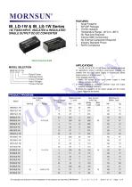 IB_LS-1W / 1watt DC-DC converter / Single output - 1