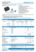 MORNSUN 0.25Watt/Fixed input voltage/isolated & unregulated single output DC DC power suplly/converter F_XT-W2R2 - 1