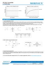 MORNSUN 0.25Watt/Fixed input voltage/isolated & unregulated single output DC DC power suplly/converter F_XT-W2R2 - 3