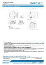 MORNSUN 0.25Watt/Fixed input voltage/isolated & unregulated single output DC DC power suplly/converter F_XT-W2R2 - 4