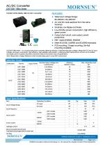 MORNSUN 1-2W compact 85-305VAC wide input AC/DC converter LD01/02-10Bxx-1