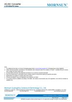 MORNSUN 100watt 85-264VAC input AC DC power supply / converter / DIN-Rail / LI100-20BxxPR2 - 4