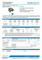 MORNSUN 10W AC-DC Automotive Isolated Transformer TTLHE10-20B-D - 1